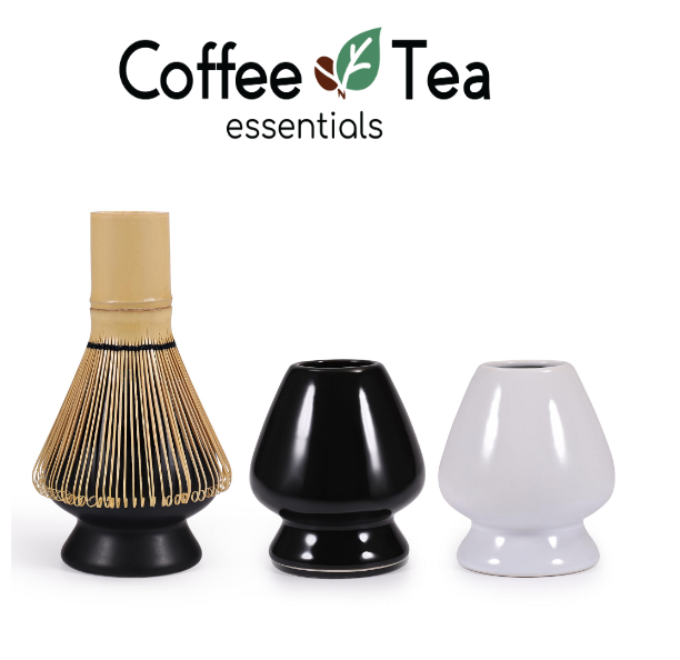 Bamboo Whisk Ceramic Stand