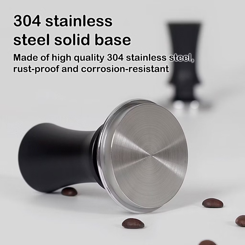 Calibrated Coffee Tamper with Spring Pressure – 51mm / 58mm Stainless Steel