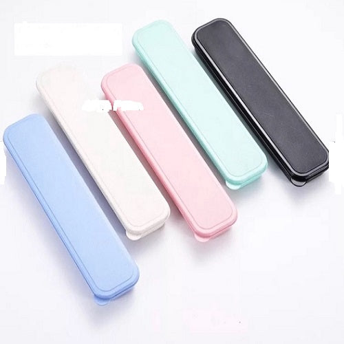 Plastic Case with Divider for Straw